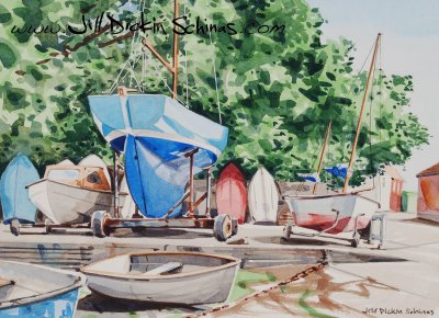 Boats at Dell Quay