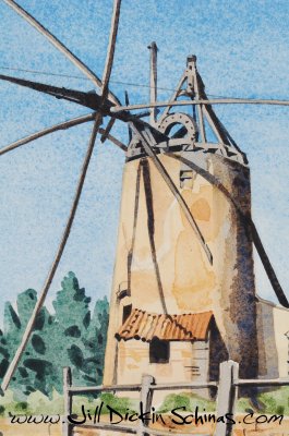 Derelict Windmill (Detail)