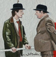 Farmer and Judge (Detail from Prize Pig)