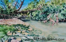 Children Playing in the River
