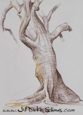 Banyan Tree (Coloured Ink)