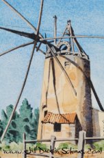 Derelict Windmill (Detail)