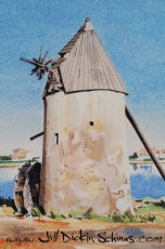 Wind-pump at the Salt-pans (Detail)