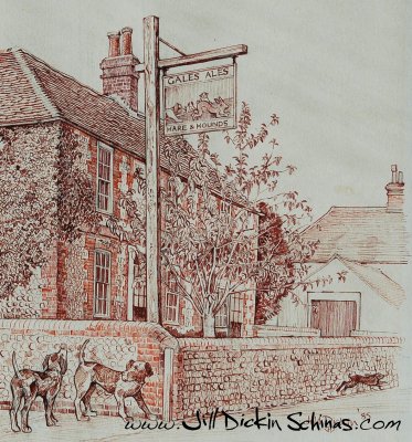 The Hare and Hounds (Detail)