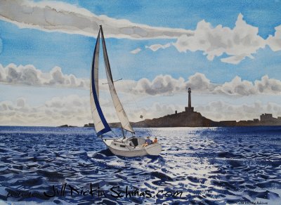 Approaching Cabo de Palos